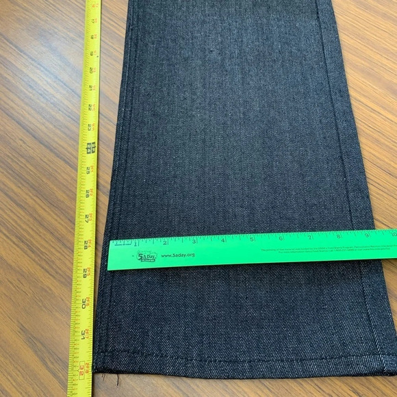 Urban Label Mens Jeans  36/33 measures‎ 36x32 Black Straight Leg Embroidery - Picture 8 of 8